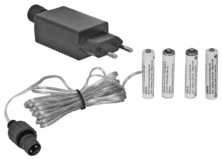 EKVIP Battery Eliminator Power Supply Adapter