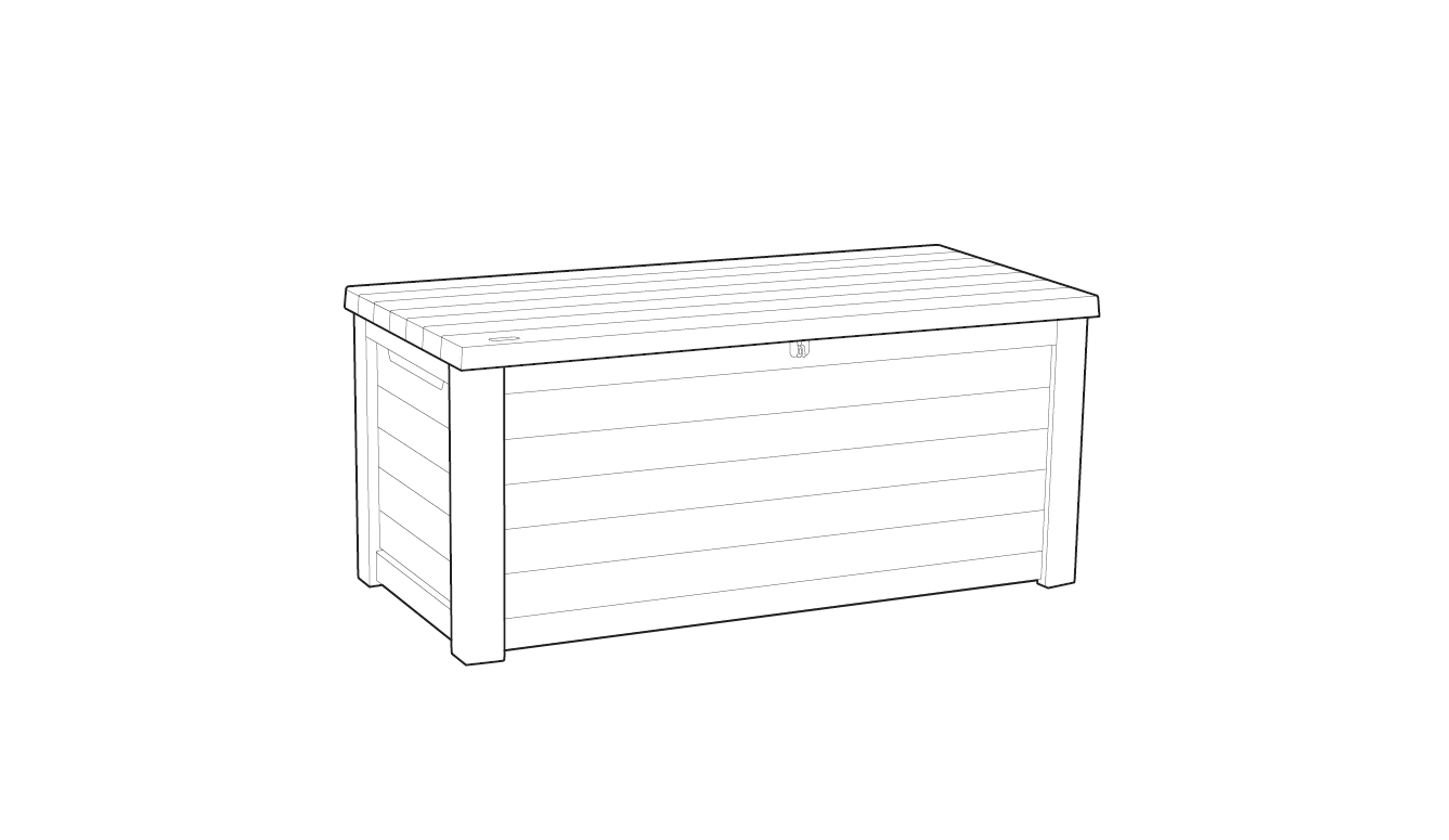 Keter 165 Us Gal 623l Garden Storage Box Instruction Manual Keter 165 Us Gal 623l Garden Storage Box Instruction Manual