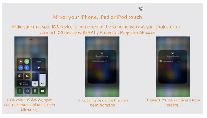 vankyo leisure 3w pro wireless 720p mini projector - Box 16