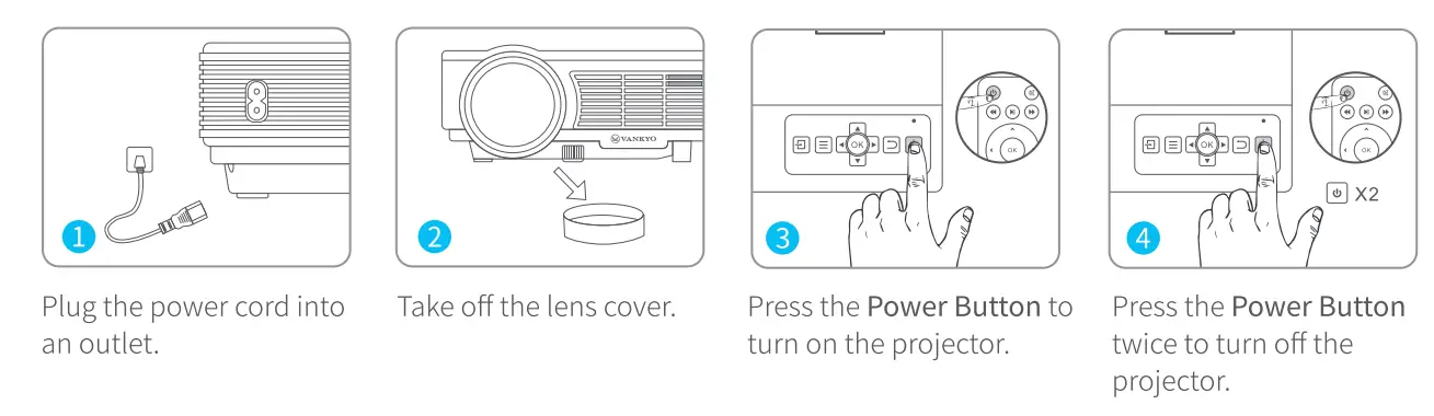 vankyo leisure 3w pro wireless 720p mini projector - Box3