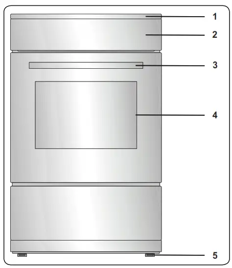 VOX EHT Series Free Standing Cooker - 6