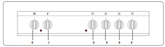VOX EHT Series Free Standing Cooker - 8