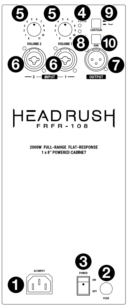 HEADRUSH FRFR-108 Power Cable - fig 3