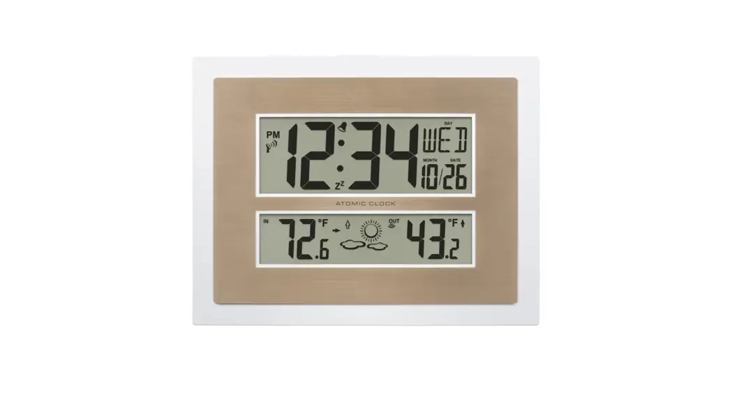 La Crosse Technology 512-1422wh Atomic Digital Wall Clock User Guide La Crosse Technology 512-1422wh Atomic Digital Wall Clock User Guide