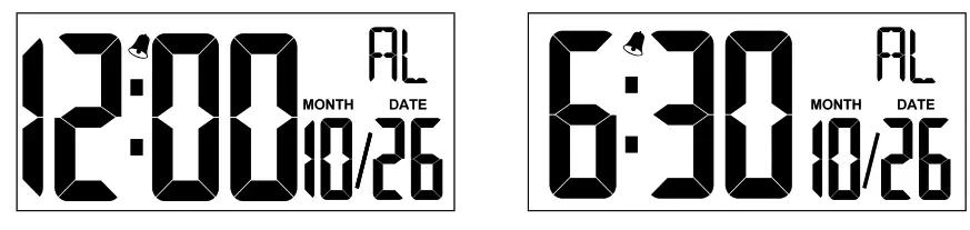 LA CROSSE TECHNOLOGY 512 1422WH Atomic Digital Wall Clock - fig 1