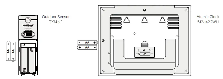 LA CROSSE TECHNOLOGY 512 1422WH Atomic Digital Wall Clock - fig