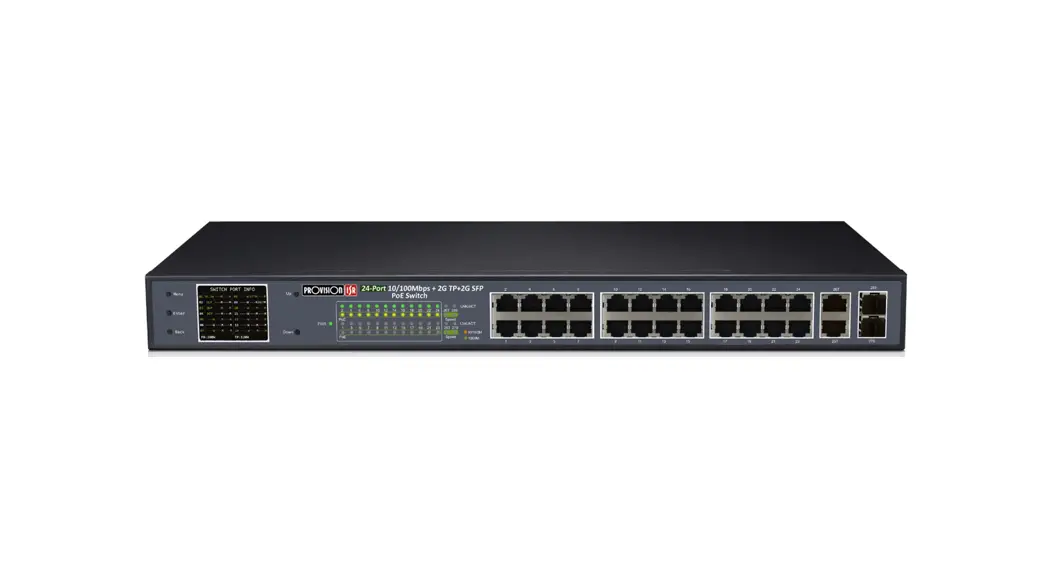 Provision-isr Poes-16250gcl+2sfp Color Lcd Poe Switch User Manual
