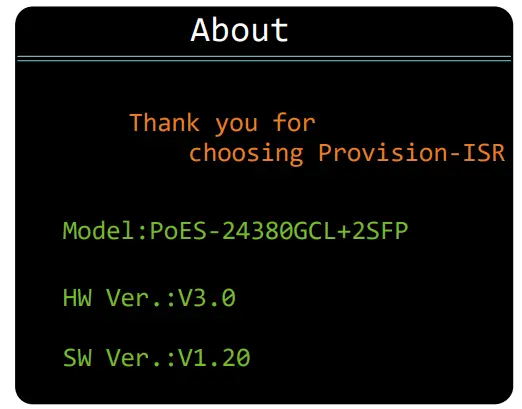 PROVISION ISR PoES 16250GCL 2SFP Color LCD PoE Switch-fig20