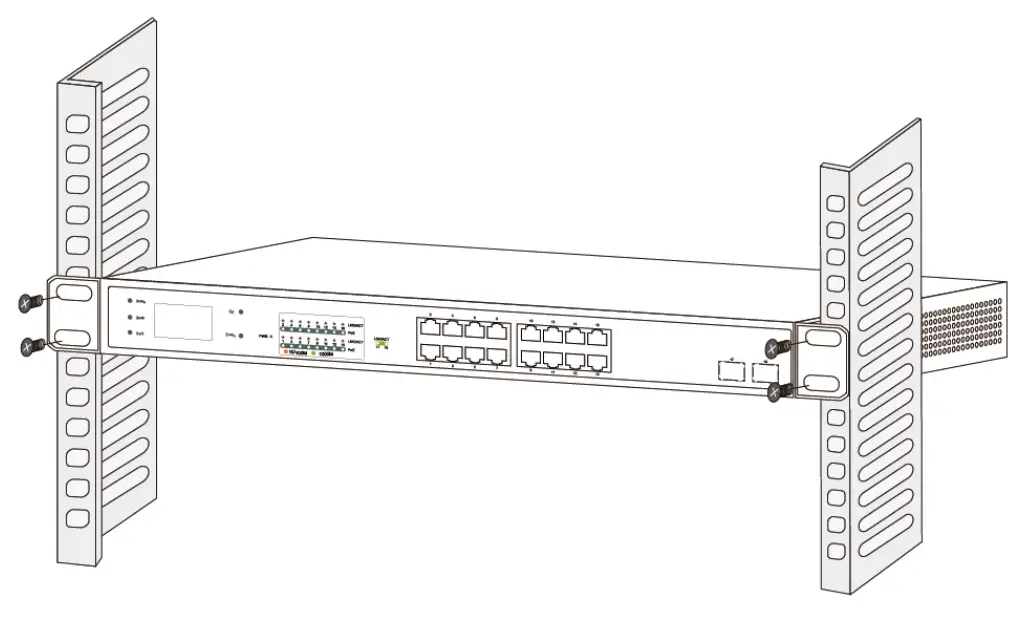 PROVISION ISR PoES 16250GCL 2SFP Color LCD PoE Switch-fig23