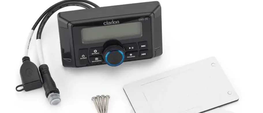 Clarion Cmr-20 Wired Marine Remote Control With Display Owner's Manual