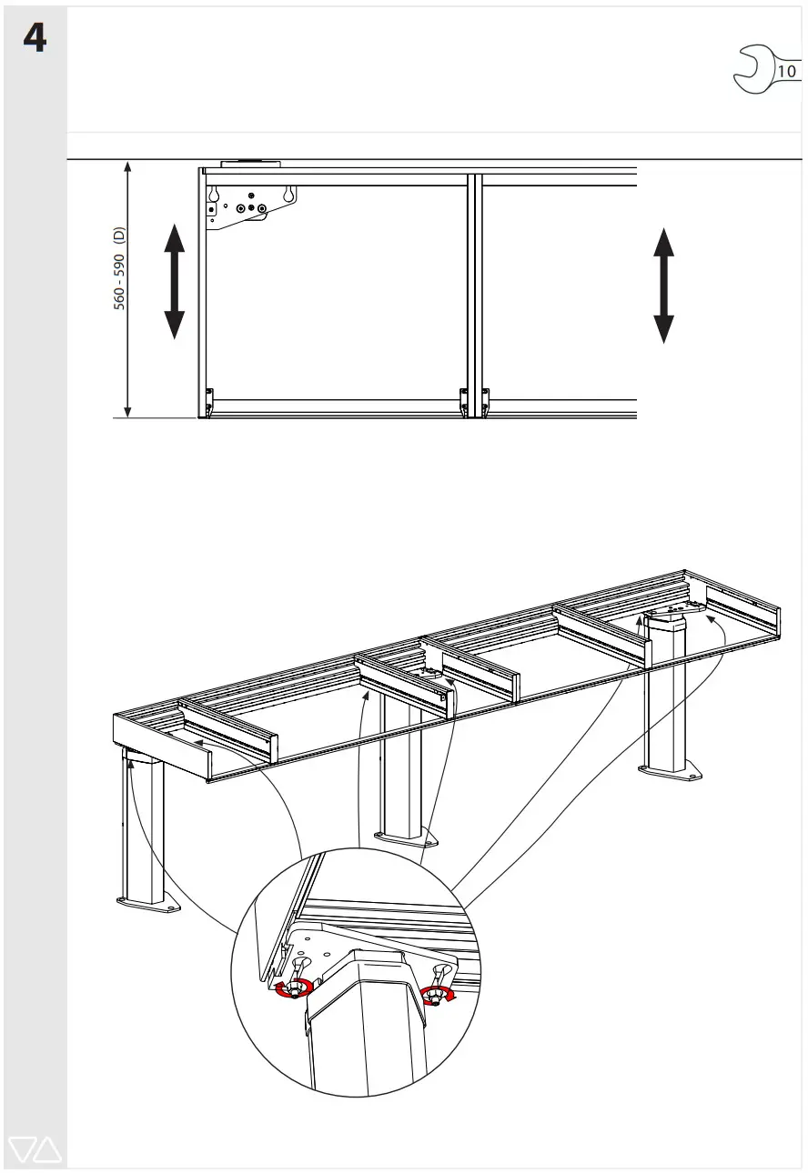 GRANBERG 6310L Baselift Floor 40mm Front - Figure 10