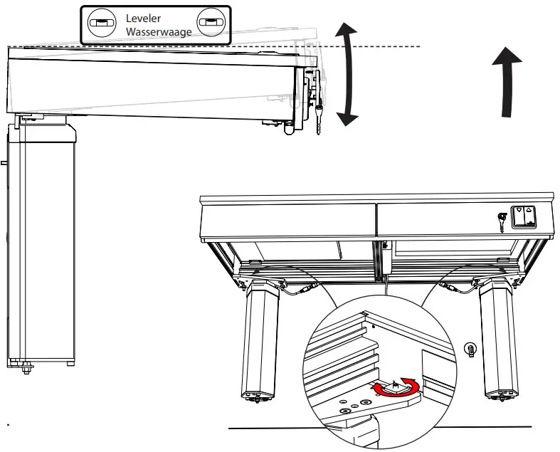 GRANBERG 6310L Baselift Floor 40mm Front - Figure 22