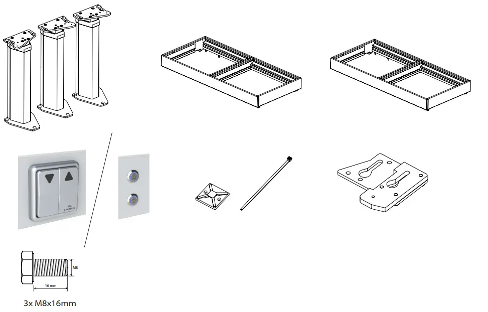 GRANBERG 6310L Baselift Floor 40mm Front - Figure 5