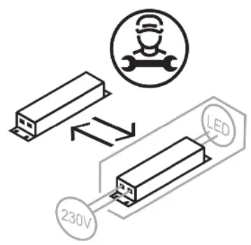 QAZQA 103462 Liv CL LED 40 cm Dimmable Remote - Replaceable control