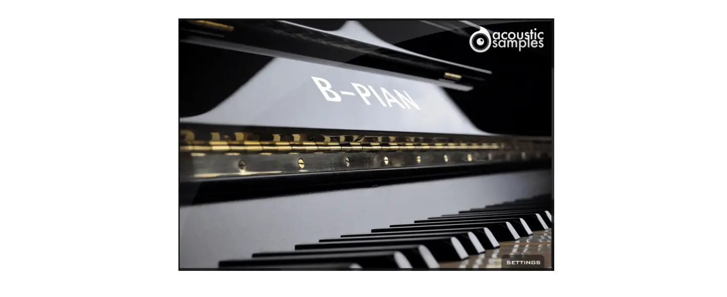 Acoustic Samples B-pian Library For Piano User Guide