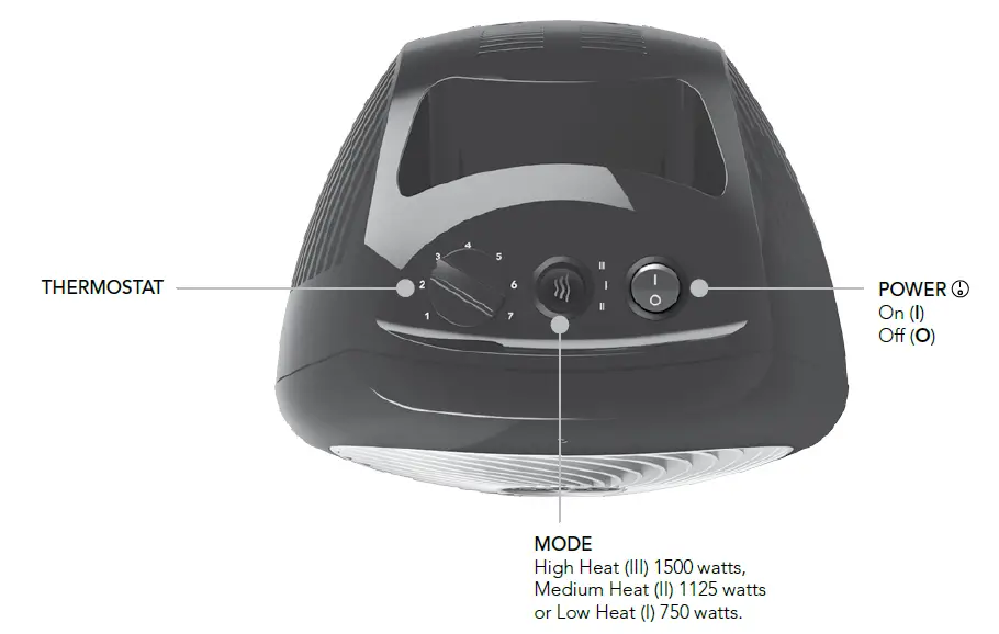 Vornado MVH Vortex Heater with 3 Heat Settings (2)