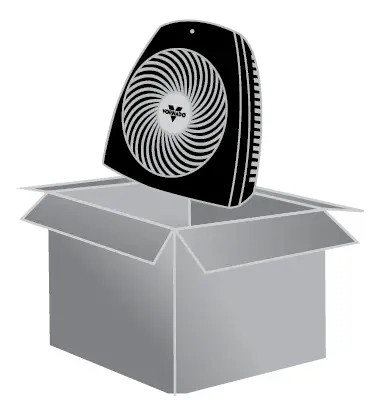 Vornado MVH Vortex Heater with 3 Heat Settings (7)