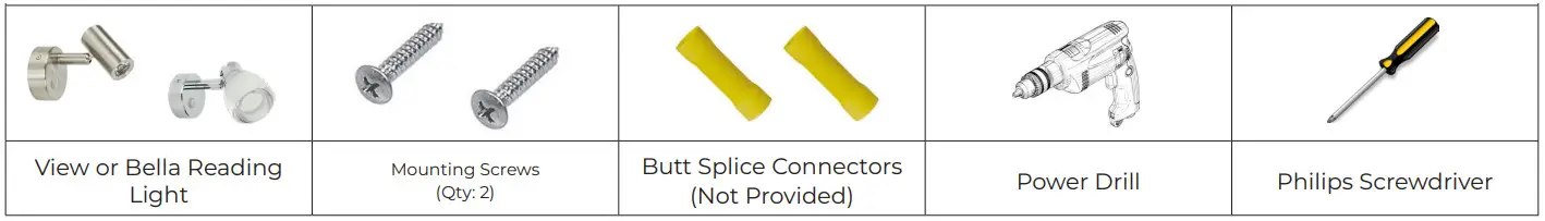 ITC 69921X-YY View or Bella Reading Light