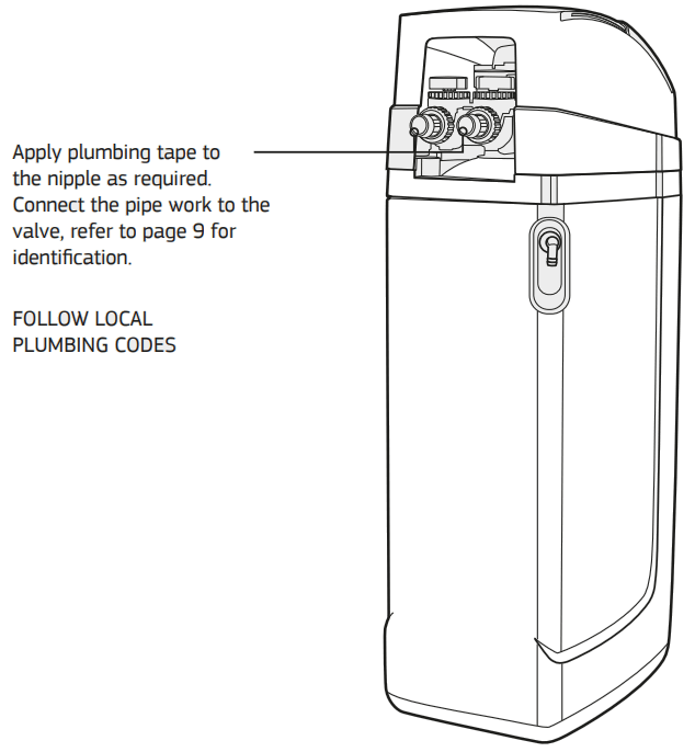 Puretec SOL E1 Series Automatic Timer Water Softening Appliance - Softener