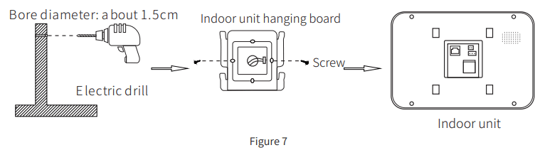 tuya Digital High Definition WiFi Doorbell - hanging board fixed