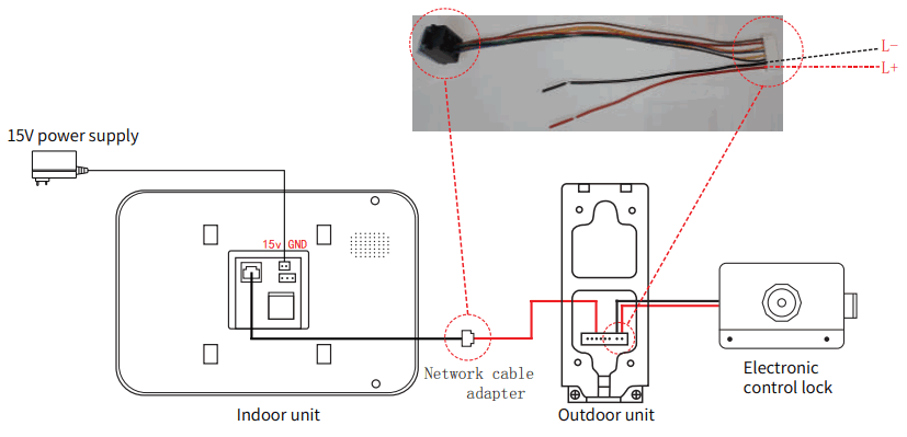 tuya Digital High Definition WiFi Doorbell - with 1 indoor units
