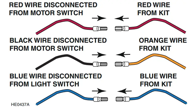 BROAN HAWSK3 High Voltage Wiring Kit for ADA Application - fig 2