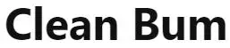 Clean Bum logo