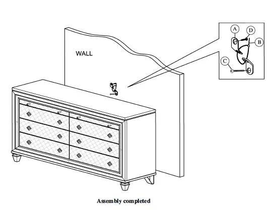Best-Quality-Furniture-9749-Venetian-4Piece-Champagne-Easter-King-Bedroom-Set-14