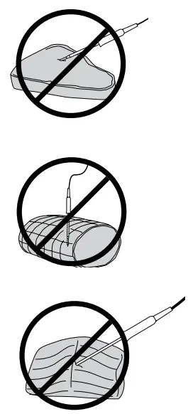 How to place the thermometer