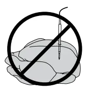 How to place the thermometer