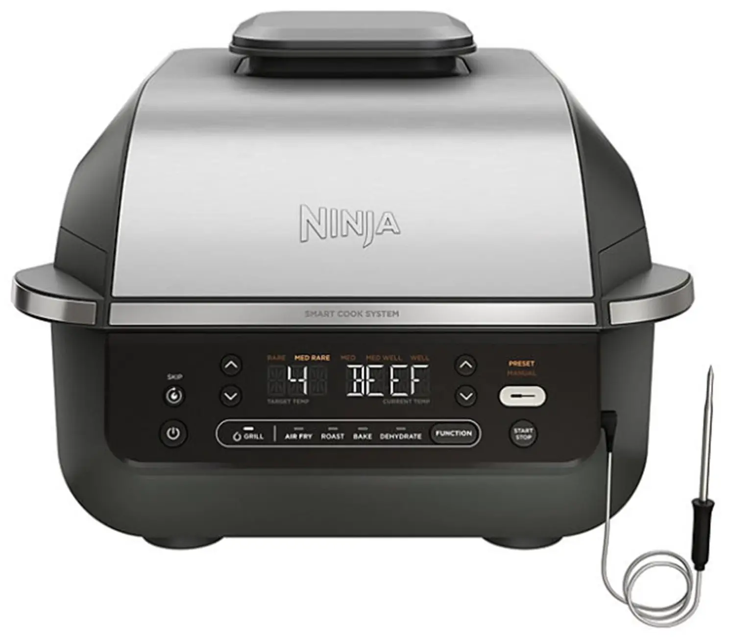 NINJA Foodia EG351A Smart 5-in-1 Indoor Grill and Air Fryer