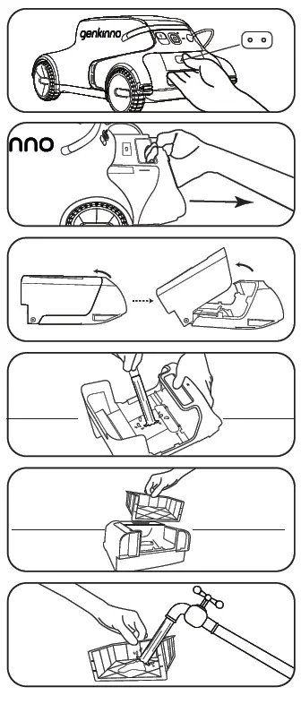 genkinno P1 Robotic Pool Cleaner 19