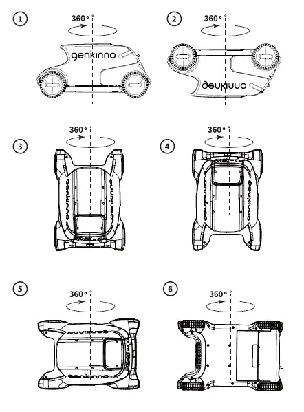 genkinno P1 Robotic Pool Cleaner 8