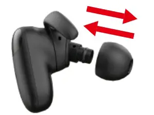 Srhythm S7 True Wireless Stereo Earbuds - Replace Silicone Earplug and Eartips 1