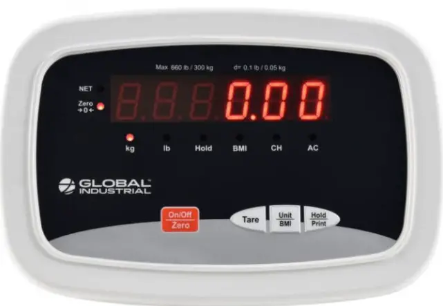 GLOBAL INDUSTRIAL 412606 Indicator