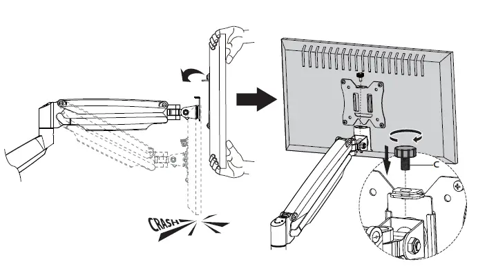 MOUNTUP-MU2002-Polished-Aluminium-Dual-Monitor-Wall-Mount-fig-11