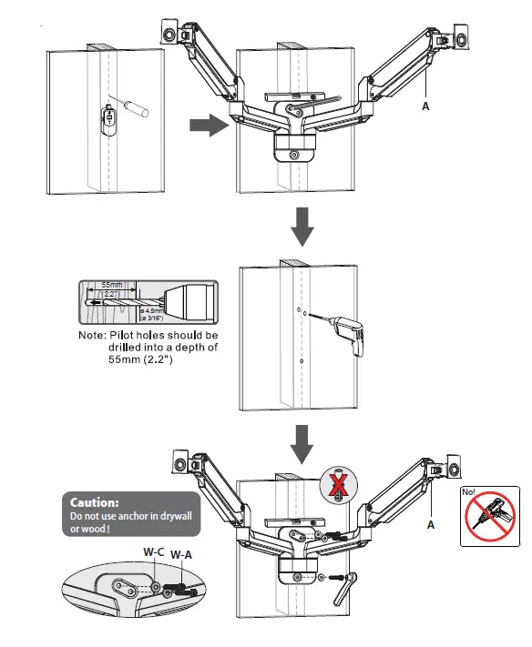 MOUNTUP-MU2002-Polished-Aluminium-Dual-Monitor-Wall-Mount-fig-4