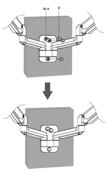 MOUNTUP-MU2002-Polished-Aluminium-Dual-Monitor-Wall-Mount-fig-6