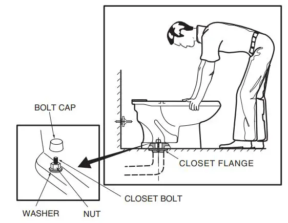 American Standard 2426 EVOLUTION 2 - MAINSTREAM Two-Piece Toilet Instruction Manual - INSTALL TOILET