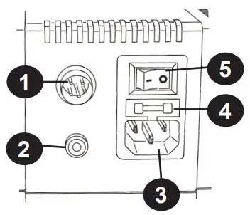 X-TRONIC 4010-PRO-X 75 Watt Soldering Iron Station -BACK