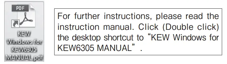 KEW6305-Power-Meter-with-500A-Current-Sensors-Instruction-FIG-13