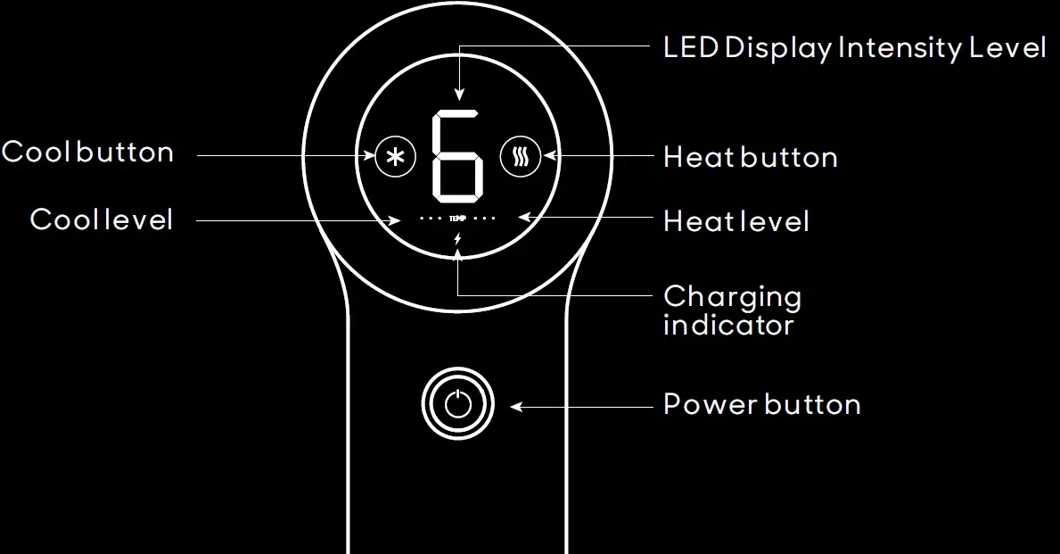 SHARPER IMAGE POWERBOOST PRO+ Dual-Temperature Percussion Massager 4