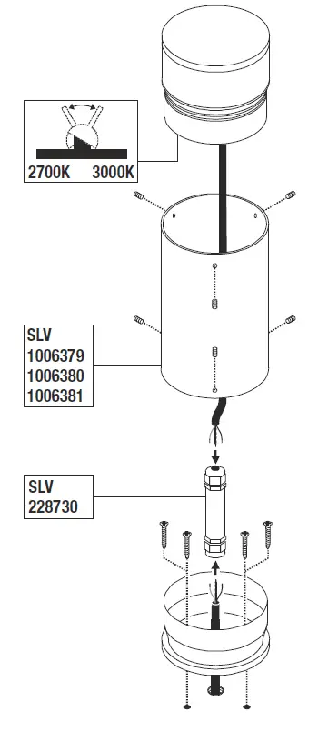 SLV 1006383 Luminaire Head 2