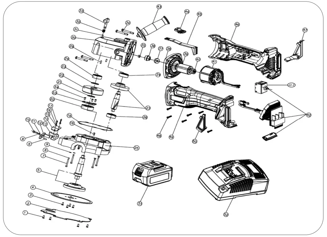 BN Products BNCE 30 24V Cordless Cutting Edge Saw - fig