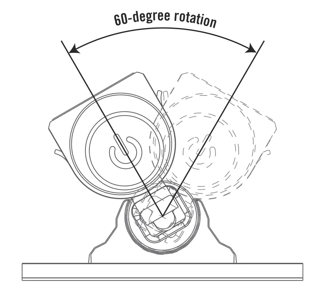 OLIGHT Perun Headlamp - Turn the product to adjust the direction according