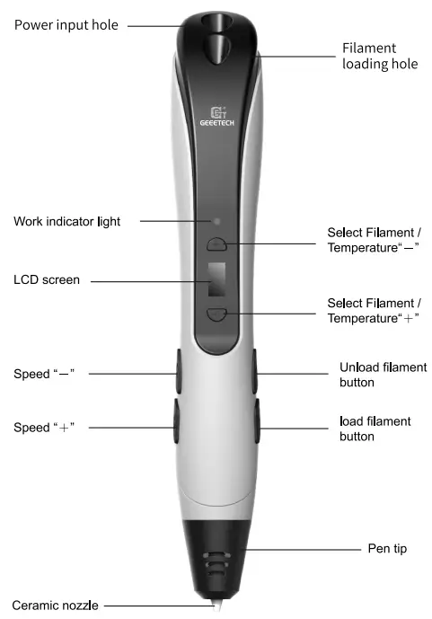 GEEETECH TG-21 3D Printing Pen --