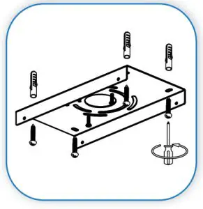 SECURE HOLM PENDANT 24896LEDD-MOUNTING BRACKET
