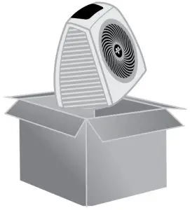 VORNADO AVH10 Whole Room Heater - STORAGE