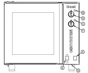 Lincat CO343M Convector Manual Electric Countertop Convection Oven - FIG 3