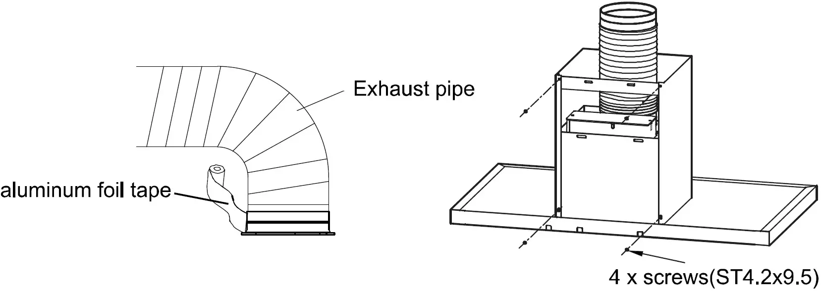Installing Duct Cover
